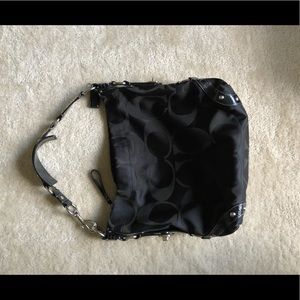 Black Logo Coach Handbag